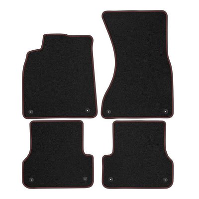 Tygmatta Mr Tuning Premium (röda stygn) - Audi A6 Sedan / Avant (4G) (2011-2018)