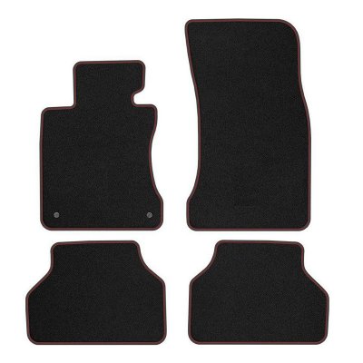 Tygmatta Mr Tuning Premium (röda stygn) - BMW 5-serie E60 / E61 (2004-2010)