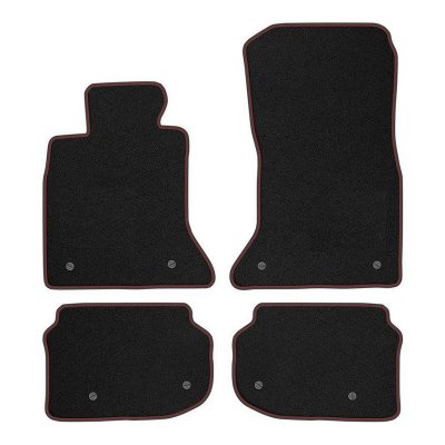 Tygmatta Mr Tuning Premium (röda stygn) - BMW 5-serie F10 / F11 (2010-2013)