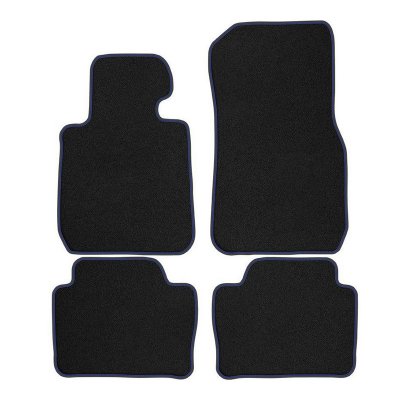 Tygmatta Mr Tuning Premium (blå stygn) - BMW 3-serie F30 / F31 (2011-2019)