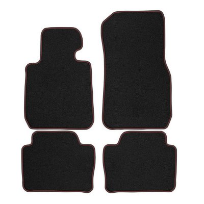 Tygmatta Mr Tuning Premium (röda stygn) - BMW 3-serie F30 / F31 (2011-2019)