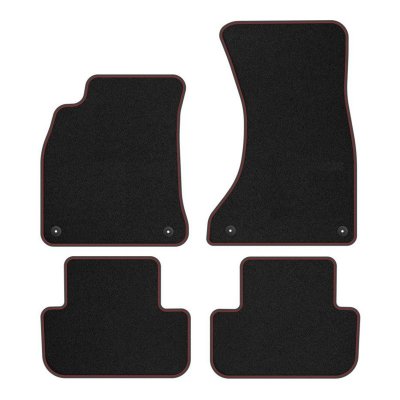 Tygmatta Mr Tuning Premium (röda stygn) - Audi A5 Sportback (B8) (2007-2016)