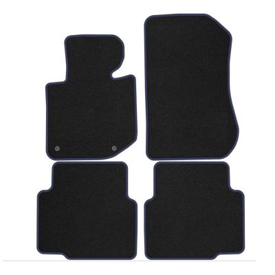 Tygmatta Mr Tuning Premium (blå stygn) - BMW E36 (1990-2000)