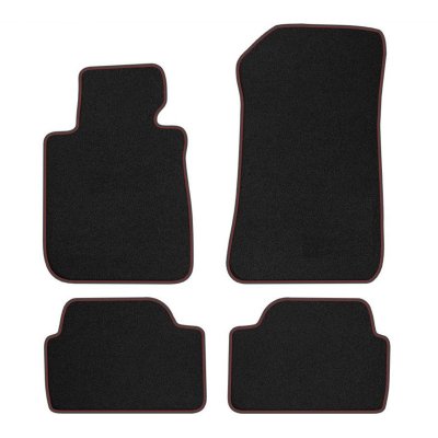 Tygmatta Mr Tuning Premium (röda stygn) - BMW E87 (2004-2012)