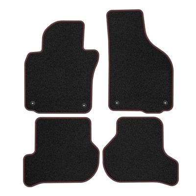 Tygmatta Mr Tuning Premium (röda stygn) - VW Golf 6 (2008-2012)