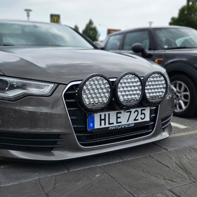 Extraljuspaket DRL 9" 594W V2 (3x LED 9" extraljus + hållare + reläsats)