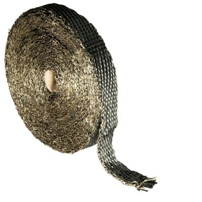 Avgasbandage Black Titanium 25mm