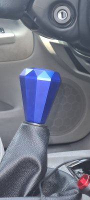 Växelknopp Diamant Blå
