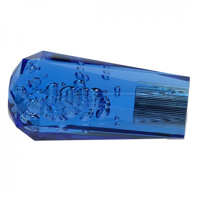 Växelknopp Diamond Bubbles 10cm Blå