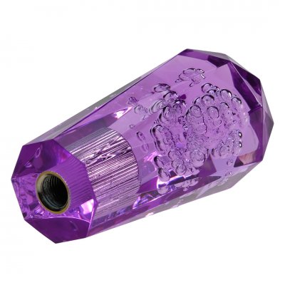 Växelknopp Diamond Bubbles 10cm Lila