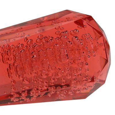 Växelknopp Diamond Bubbles 10cm Röd