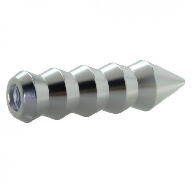 Växelknopp Spike Silver