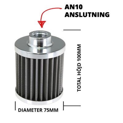Vevhusfilter - anslutning AN10