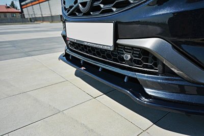 Spoilerläpp blanksvart V1 Volvo V60 Polestar Facelift (2014-2018)
