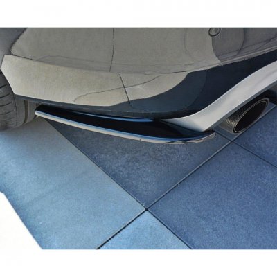 Bakre sido splitters blanksvart Volvo V60 Polestar Facelift (2014-2018)
