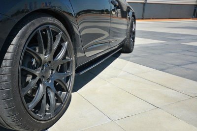 Sidokjolar diffusor blanksvart Volvo V60 Polestar Facelift (2014-2018)