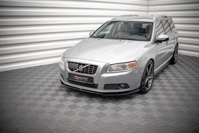 Spoilerläpp V2 blanksvart Volvo V70 fas2 (2008-2013)