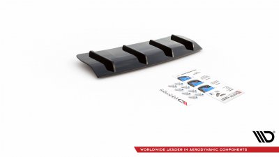 Bakre diffusor blanksvart Volvo V70 fas2 (2008-2013)
