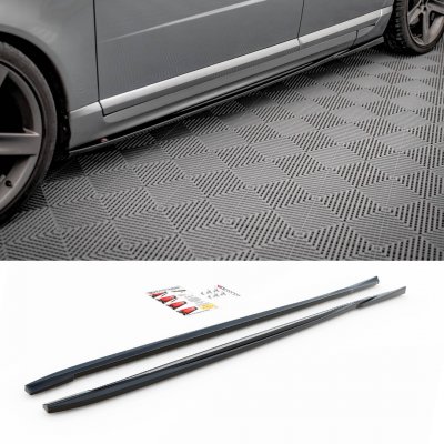 Sidokjolar diffusor blanksvart Volvo V70 fas2 (2008-2013)