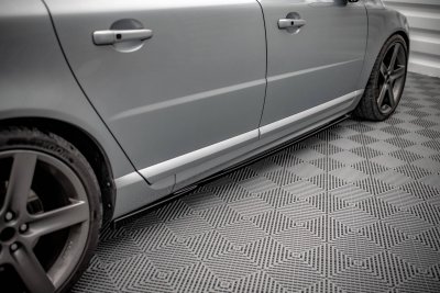 Sidokjolar diffusor blanksvart Volvo V70 fas2 (2008-2013)