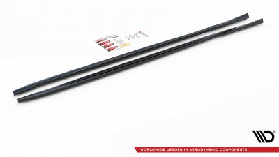 Sidokjolar diffusor blanksvart Volvo V70 fas2 (2008-2013)