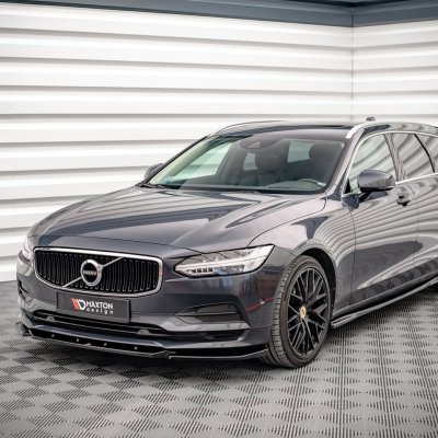 Spoilerläpp blanksvart - Volvo V90 (2016-2020)