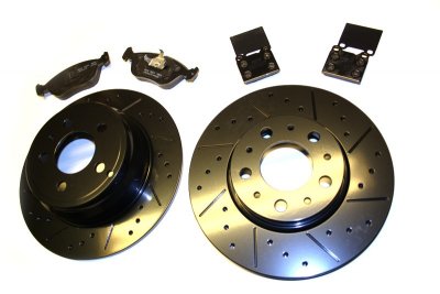 Sportbromssats FRAM + BAK Volvo v70 97-00