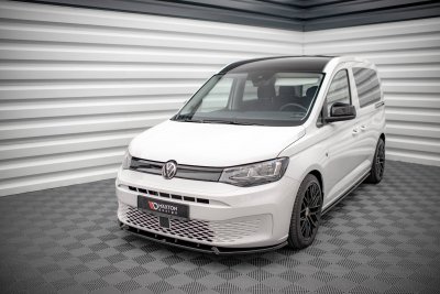 Spoilerläpp V2 blanksvart VW Caddy MK5 (2021-)
