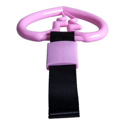 Inredningsdetalj Hjärta med rem (rosa)