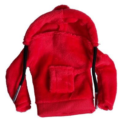 Hoodie till växelskpak (röd/svart)