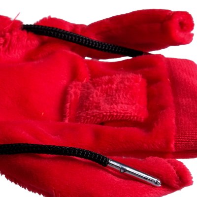 Hoodie till växelskpak (röd/svart)