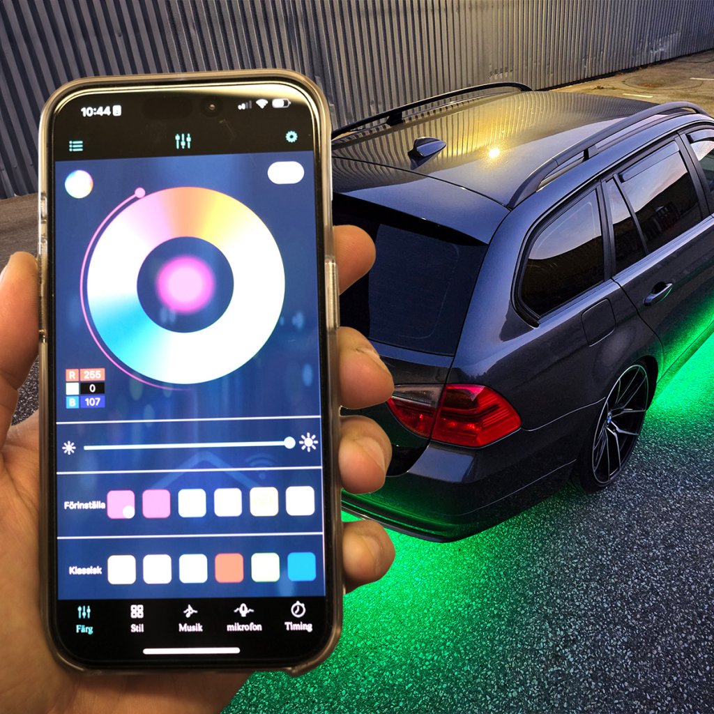 Underglow LED kit Gen3 App (2x 150cm + 2x 90cm) Mr Tuning