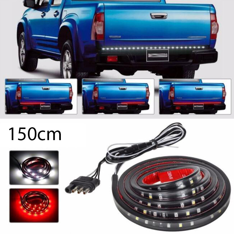 LED Trunk Tailgate Xenon vit + bromsljus (150cm)