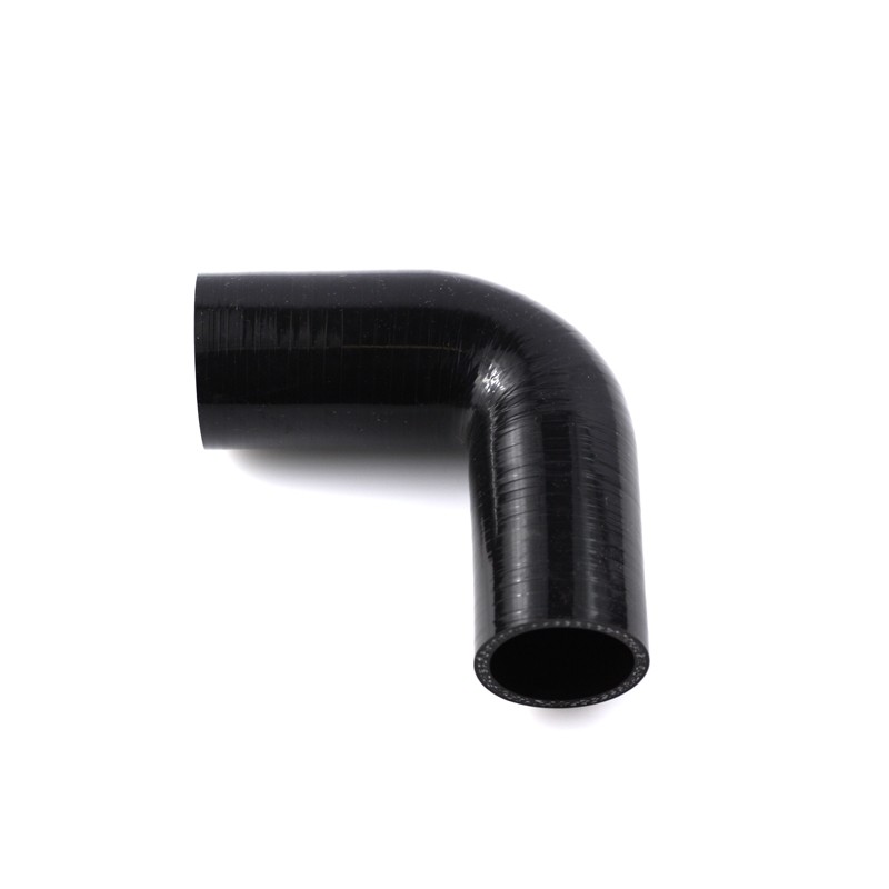 Silikonslang Reducering 90° 38-45mm - Svart